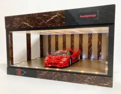 1/18展示2〜3台可・蛇紋大理石・ディスプレーBOX /スタイリッシュジオラマ