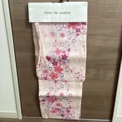 Jouer ete couleur　レディース　浴衣　単品　桜　蝶　ピンクのサムネイル