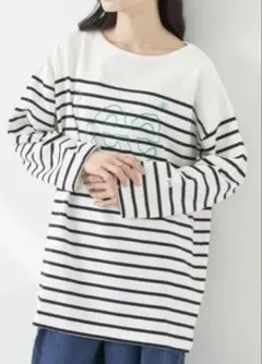 【Lee×e.m.a.e】BORDER　L/S　TEE
