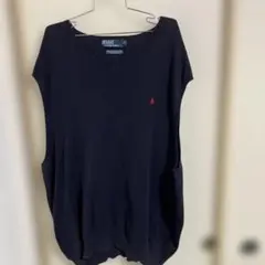 Polo by Ralph Lauren ネイビー Vネックベスト3XLNRNC
