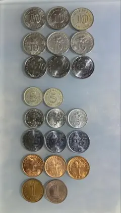 イギリス 1ペンス硬貨 20枚セット エリザベス女王 外国古銭 青銅貨