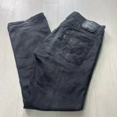 リーバイス 514 W32 ストレートデニムパンツ ブラック系