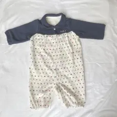 襟付き　ロンパース　くまさん　ミキハウス