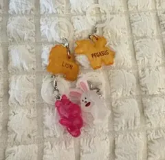 たべっ子どうぶつめじるしアクセサリー4つセット