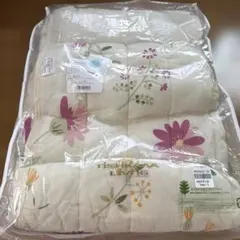ガーゼ肌掛け布団 西川リビング キルティケット シングル 花柄ピンクのサムネイル