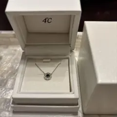 4°C サファイアダイヤモンド ネックレス