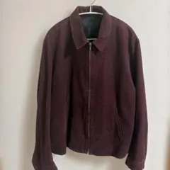 Agnes bフランス製 ririジップブルゾン ボルドーのサムネイル