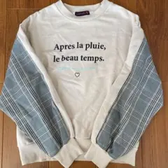 lovetoxic ラブトキ　プリントトレーナー M (150)