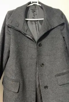 [UNIQLO] 美品 ウールカシミヤ チェスターコート M ブラック