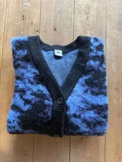 niko and ... 青黒混合カーディガン