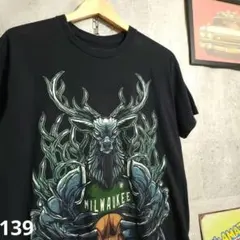 US古着 ミルウォーキーバックス NBA Tシャツ 黒 M 希少
