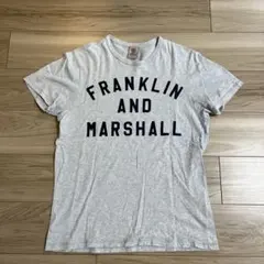 FRANKLIN AND MARSHALL Tシャツ ロゴT 半袖 グレーのサムネイル