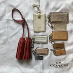 COACH コーチ タグ キーホルダー キーリング チャーム セット ➇