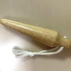 木製　ツボ押しマッサージ用　ロープ付き