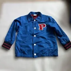 PICNIC キッズ 110cm コーチジャケット ブルー ワッペン　ジャンパーのサムネイル