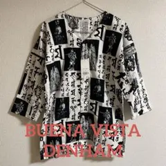 Lサイズ 新品 鯉口シャツ 髑髏 ブエナビスタ×宵宵祇園 スカル柄
