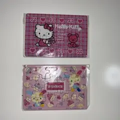 ハローキティ ウサハナ ミニパズル 2点セット