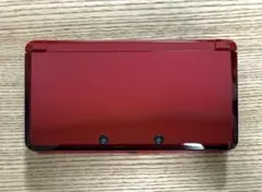 【箱・付属品有】3DS 本体　フレアレッド