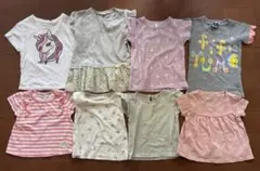 キッズベビー半袖90まとめ売り8点セット 保育園着 女の子