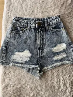 MURUA ハイウエストデニムショートパンツ　xs
