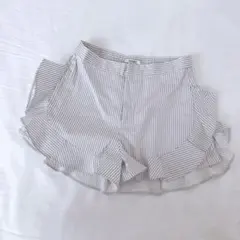 SNIDEL フリルショートパンツ