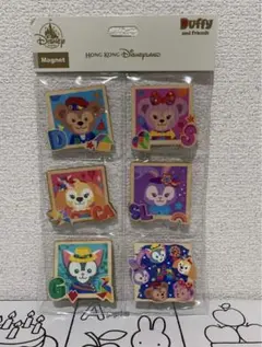 香港ディズニー限定　ダッフィー&フレンズ　マグネットセット