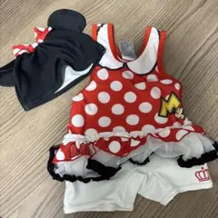 Disney ミニー・マウス 水着 Fサイズ 帽子付き