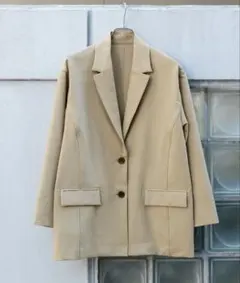 アダムエロペ　シングルブレストシャツジャケットのサムネイル