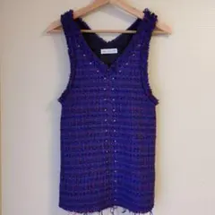 ZARA ノースリーブ ツイード風チュニック・ワンピース 134cm