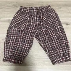 バースデイ　チェック柄パンツ　サイズ90