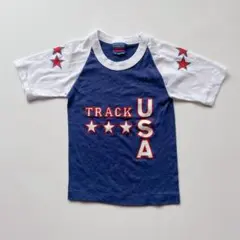 70s USA製 キッズビンテージ Tシャツ 100 スターのサムネイル