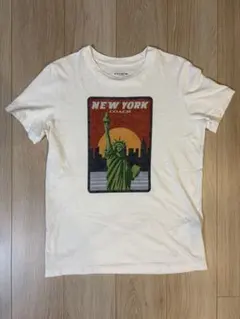 【値下げ⭐︎】COACH Tシャツ NEW YORK XS（日本S相当）のサムネイル