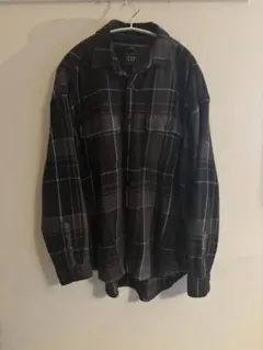 OLD GAP オールドギャップ チェックシャツ 長袖羽織りネイビー plaid