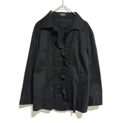 SONIA RYKIEL ソニア リキエル　黒　長袖シャツ　ブラウス　38のサムネイル