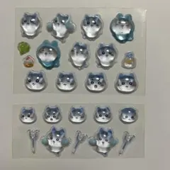 め*可様 おすそ分け、ボンボンドロップシール、ちいかわキャラクターシール、ハチワ