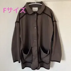 ehkō sōpō ブラウン チェスターコートのサムネイル