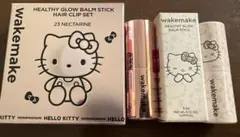 wakemake ヘルシーグロウバームスティック 23 ネクタリン キティ