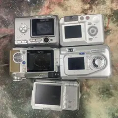 デジタルカメラ 5台セット まとめ売り動作未確認です。のサムネイル
