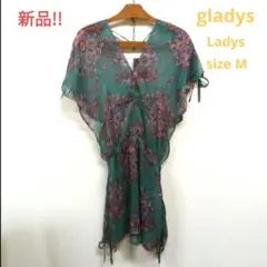 新品タグ付き!!gladys/グラディス　チュニック　シフォン　サイズM