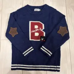 ミキハウス　DOUBLE B 編み込みセーター　100サイズ