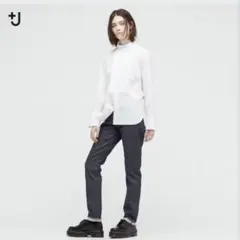 UNIQLO+J セルビッジストレートジーンズ 25　インディゴブルーのサムネイル