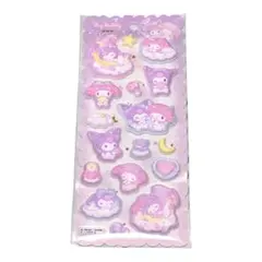 【正規品】マイメロディ＆クロミ もちもちマシュマロ シール CR136430