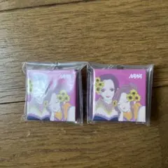 NA NA CD風アクリルチャーム　ナナ&ハチ