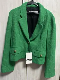 ZARA グリーンジャケット Mサイズ