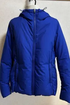 UNIQLO 青鮮やかなブルー ダウンジャケット Lサイズ 防寒 軽量