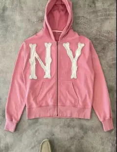 90s グラフィック ピンクジップパーカー supreme stussy 激レア】90s ピンク プリント ジップパーカー supreme stussy - メルカリ