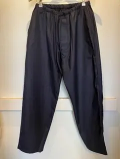 COMOLI コモリ ウールフラノドローストリングパンツ NAVY 2 新品