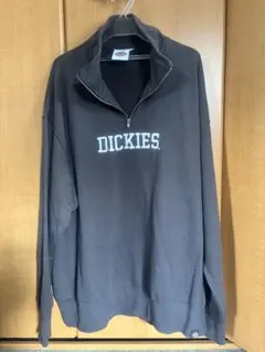 DICKIES ハーフジップ トレーナー Mサイズ ダークグレー