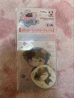 忍たま乱太郎 ふんわり桜もちぴこ ステッカー＆クリアカードセット　土井半助