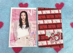 TWICE チェヨン オフラインくじ クリアカード